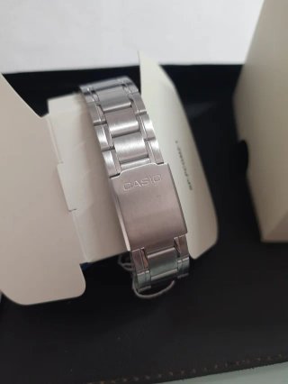 Orologio Casio Uomo Blu Argento