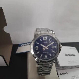 Orologio Casio Uomo Blu Argento