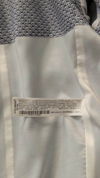 Traje de vestir azul Zara hombre
