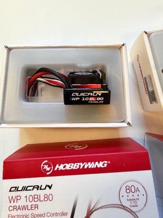 Hobbywing Quicrun WP 10BL80 ESC + Motor crawler