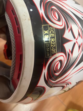 Casco de moto XS 53-54