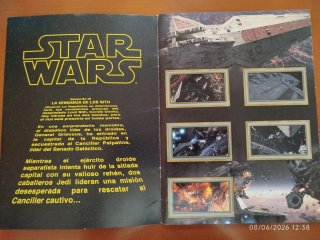Álbum Star Wars Venganza de Sith (COMPLETO+POSTER)