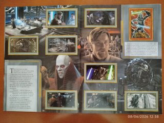 Álbum Star Wars Venganza de Sith (COMPLETO+POSTER)