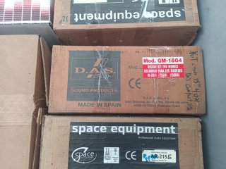 Kit Recone/Membranas Das 15p a 8 ohm 3 ud