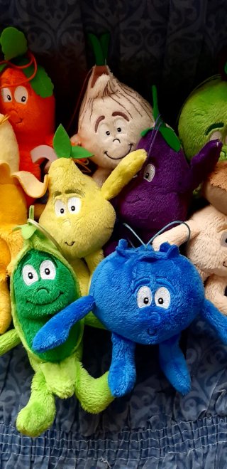 Collezione completa 12 peluche Vitamini Coop
