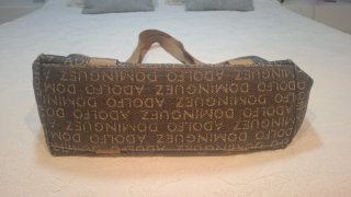 Bolso Adolfo Dominguez Gris y Beige
