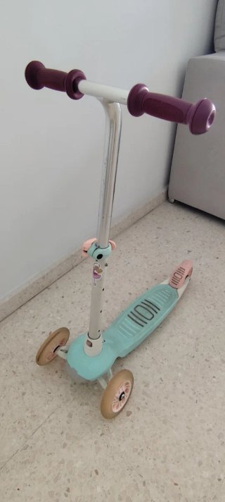 Patinete infantil 3 ruedas con luces