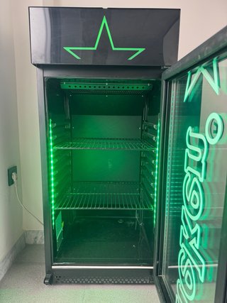 Nevera Heineken con luz LED