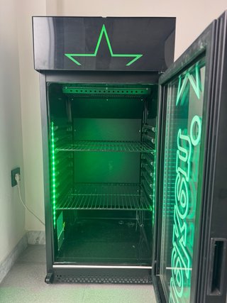 Nevera Heineken con luz LED
