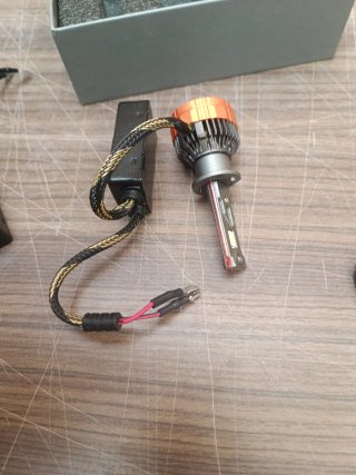 Kit Bombillas LED H1 Coche Mando Tricolor