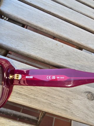 Gafas de sol Moschino Morado y Dorado