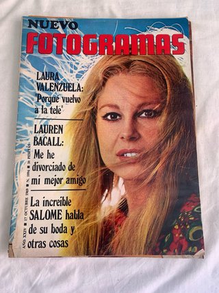 Lote de revistas Nuevo Fotogramas año 1969