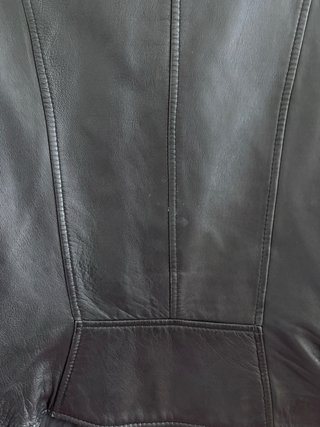 Chaqueta biker cuero vintage Zara Trafaluc