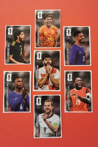 7 Cromos Coca-Cola Mundial 2026 Panini.