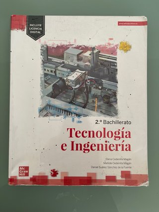 Tecnología e ingeniería, 2 bachillerato