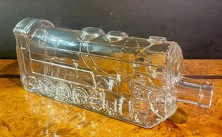 Botella Decorativa Tren Cristal