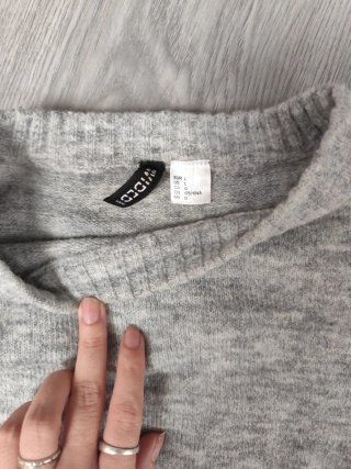 Jersey gris de punto