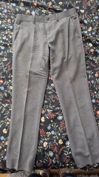 Traje Zara Gris Hombre