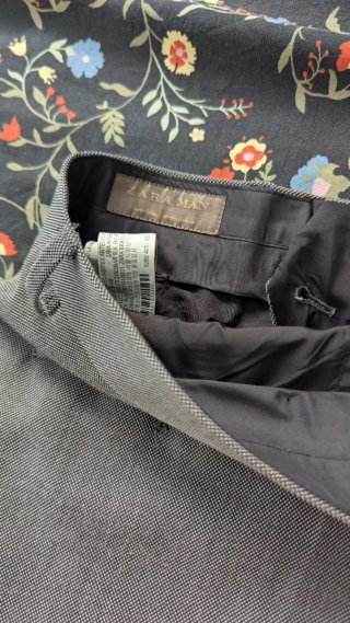 Traje Zara Gris Hombre