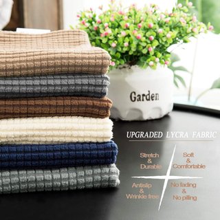 Funda Elástica para Sofá Cama Beige