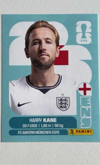 Cromo Harry Kane Mundial 2026