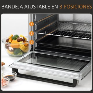 Horno Eléctrico Sobremesa 32L 1600W