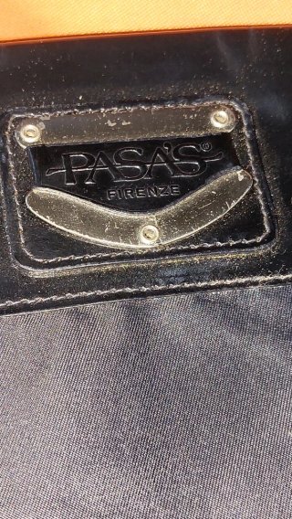 Pochette Pasa's pelle vitello nylon vintage anni90