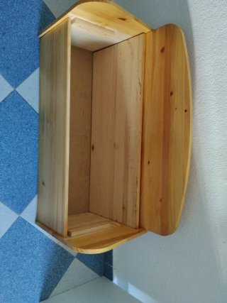 Banco de madera natural