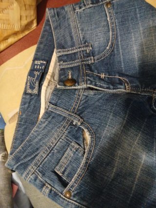 Bershka Bermudas Vaqueras Azules