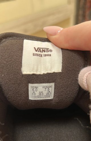 Zapatillas Vans Mujer Marrón y Rosa