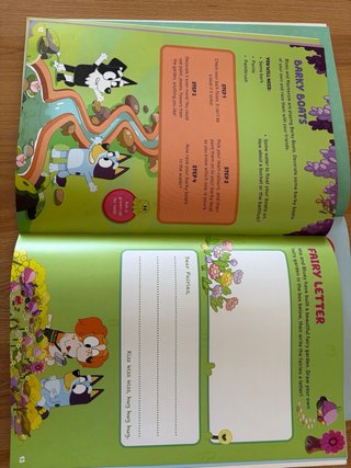 Bluey Libros en inglés con juegos para niños