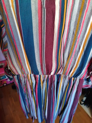 Vestido Natura Talla L Rayas
