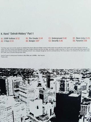 Doble Vinilo Kelli Hand – "Detroit - History" Pt.1