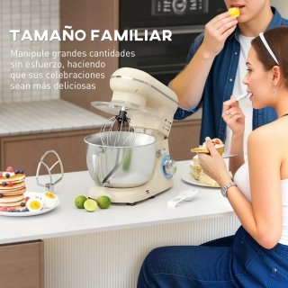 Batidora Amasadora 4.5L 1300W 6 Velocidades