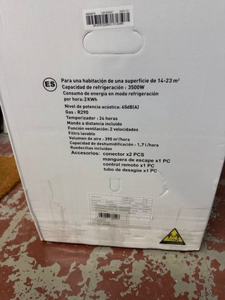 Aire Acondicionado Portátil 3000 Frigorías