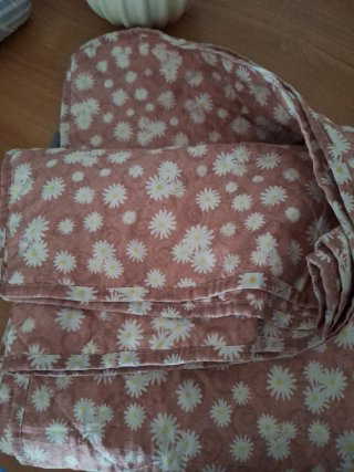Colcha reversible 180x270 flores