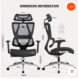 Silla Oficina Ergonómica ReliefBack Negra