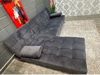 Sofá Cama Chaise Longue Reversible Gris