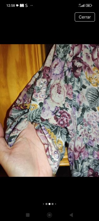 Camisa estampada mujer talla 52