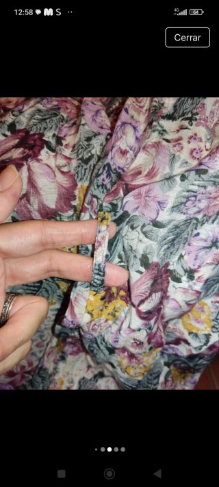Camisa estampada mujer talla 52