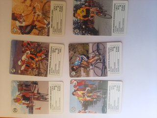 Juego de cartas  1988 ases del ciclismo,completa