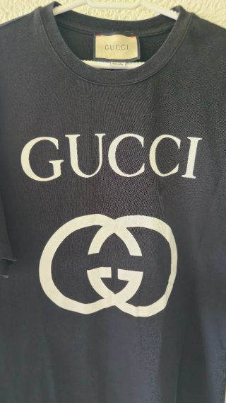 Camiseta Gucci Negra Logo GG