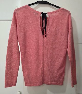 Bershka Suéter Verano Rosa Talla M