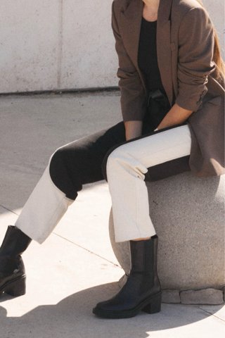 Pantalones vaqueros cowboy bicolor
