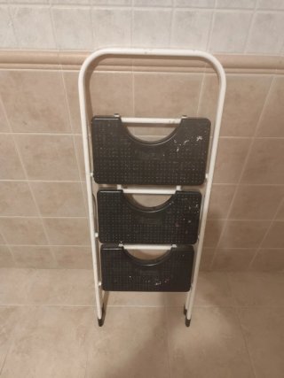 Escalera plegable 3 peldaños