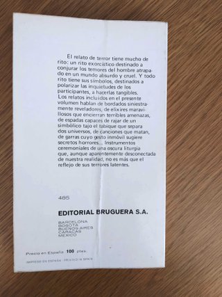 Libro Horror 8 - Antología Terror Bruguera (1977)