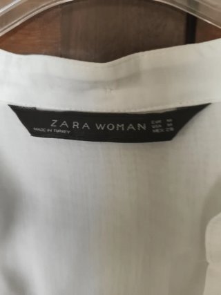 Camisa blanca Zara Talla M