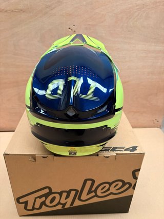 Casco Troy Lee Designs SE5 Drip Amarillo t.L