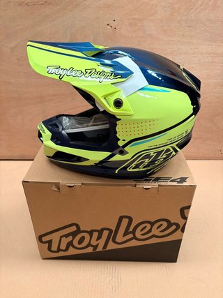 Casco Troy Lee Designs SE5 Drip Amarillo t.L