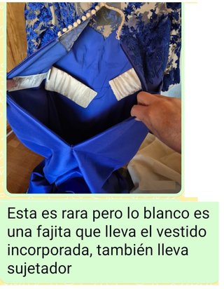 Vestido Fiesta Pronovias Azul Eléctrico